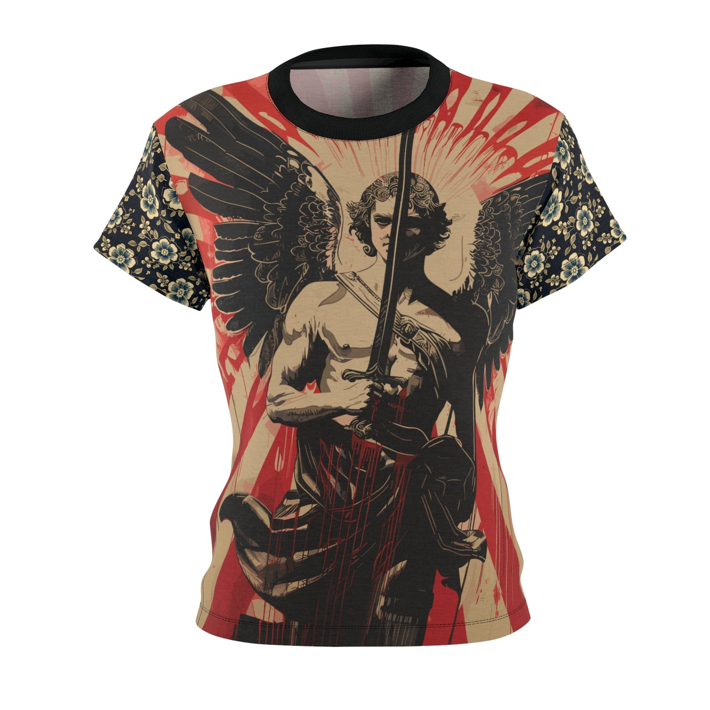 LTD Christian Tee Luminous Stride Jesus Girls Guardian Angel T-Shirt